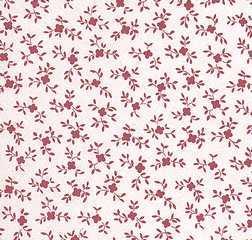 Dollhouse Miniature Wallpaper, Baby Breath Reverse, Burgundy
